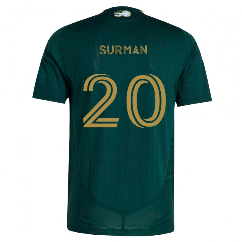 Danxen Heren Finn Surman #20 Donkergroen Bruin Thuisshirt Thuistenue 2026/27 T-Shirt België