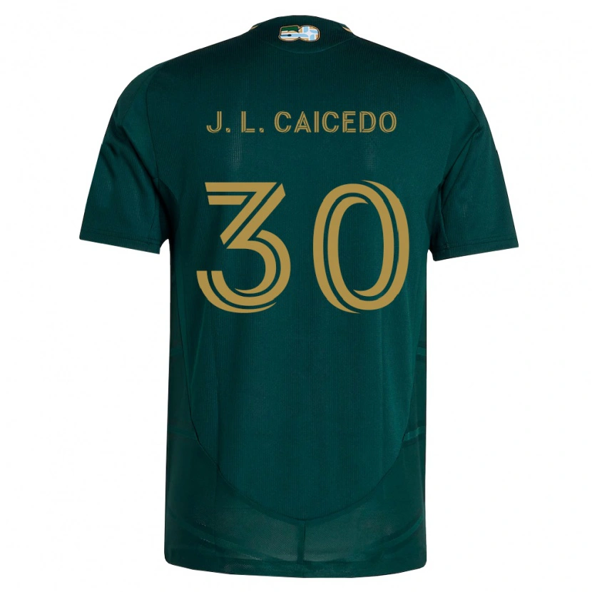Danxen Heren José Caicedo #30 Donkergroen Bruin Thuisshirt Thuistenue 2026/27 T-Shirt België