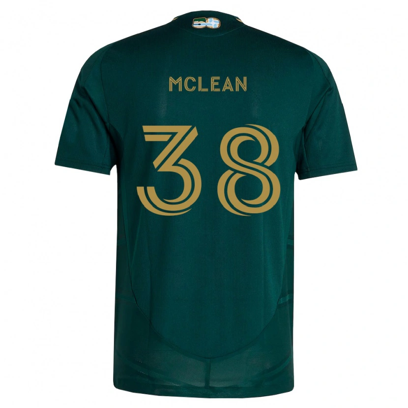 Danxen Heren Justin Mclean #38 Donkergroen Bruin Thuisshirt Thuistenue 2026/27 T-Shirt België