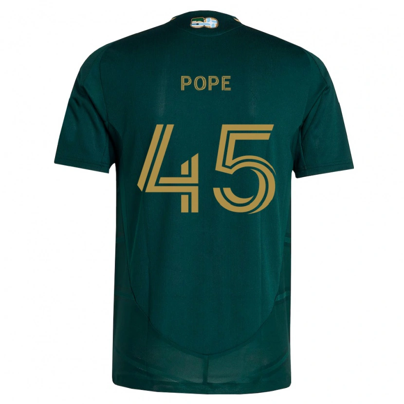 Danxen Heren Blake Pope #45 Donkergroen Bruin Thuisshirt Thuistenue 2026/27 T-Shirt België
