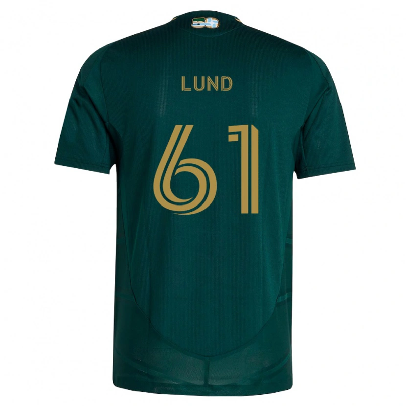 Danxen Heren Nicklas Lund #61 Donkergroen Bruin Thuisshirt Thuistenue 2026/27 T-Shirt België