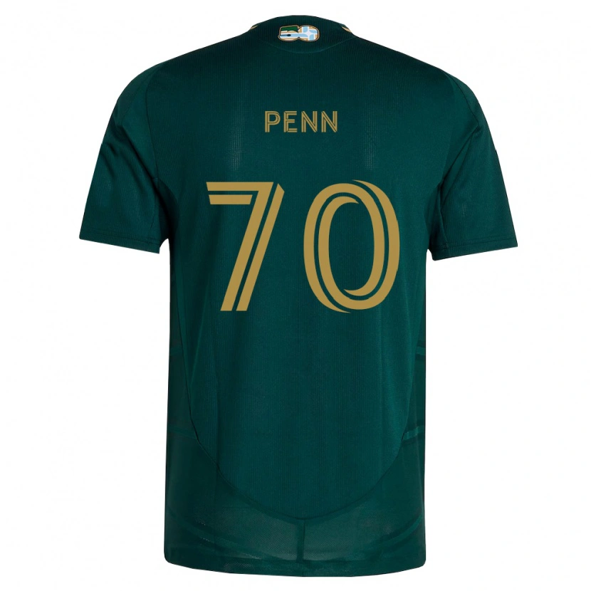Danxen Heren Josh Penn #70 Donkergroen Bruin Thuisshirt Thuistenue 2026/27 T-Shirt België