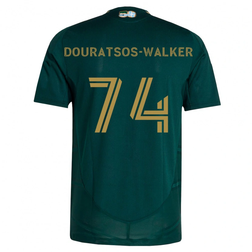 Danxen Heren Elias Douratsos-Walker #74 Donkergroen Bruin Thuisshirt Thuistenue 2026/27 T-Shirt België