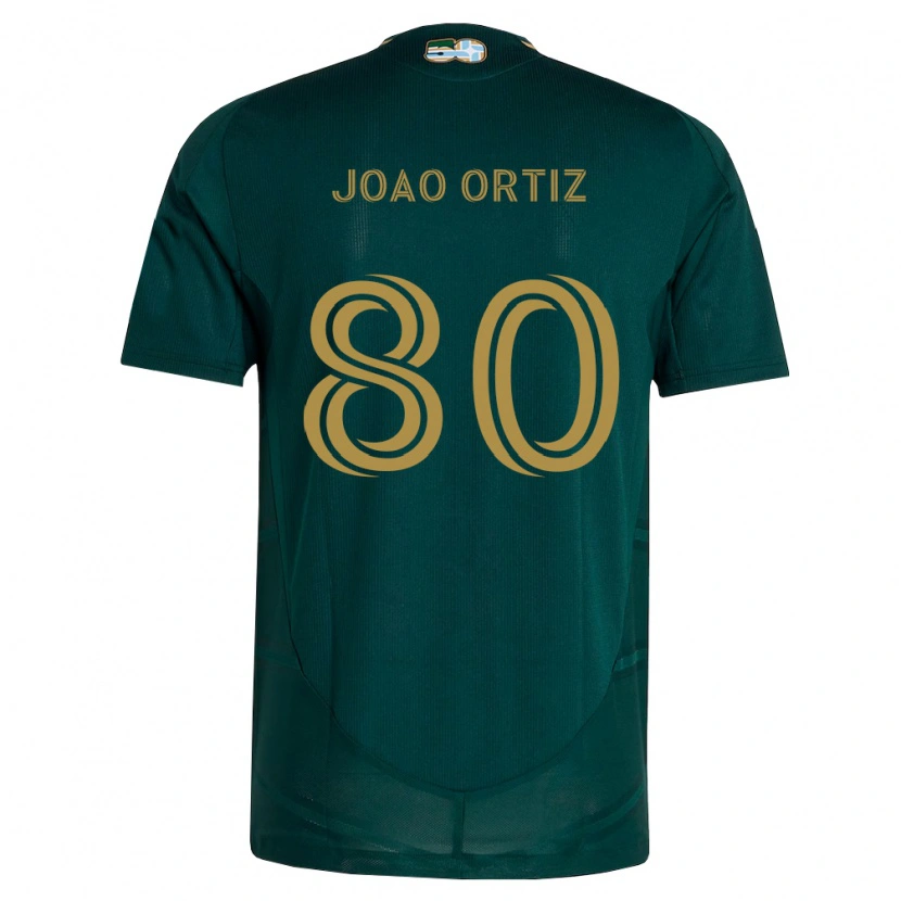 Danxen Heren Joao Ortiz #80 Donkergroen Bruin Thuisshirt Thuistenue 2026/27 T-Shirt België