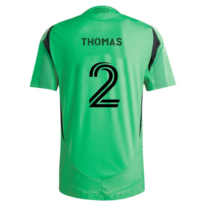 Danxen Heren Riley Thomas #2 Smaragdgroen Zwart Thuisshirt Thuistenue 2026/27 T-Shirt België