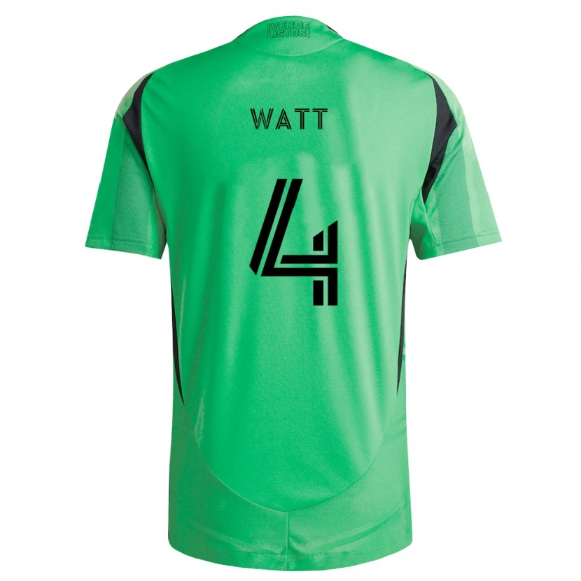 Danxen Heren Evan Watt #4 Smaragdgroen Zwart Thuisshirt Thuistenue 2026/27 T-Shirt België