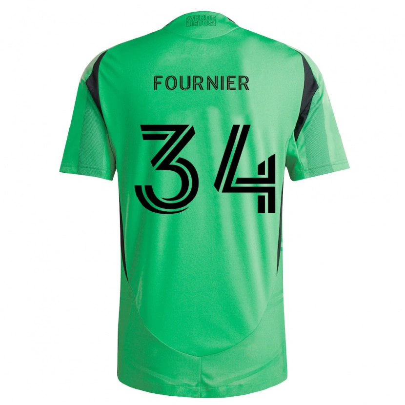 Danxen Heren Drake Fournier #34 Smaragdgroen Zwart Thuisshirt Thuistenue 2026/27 T-Shirt België