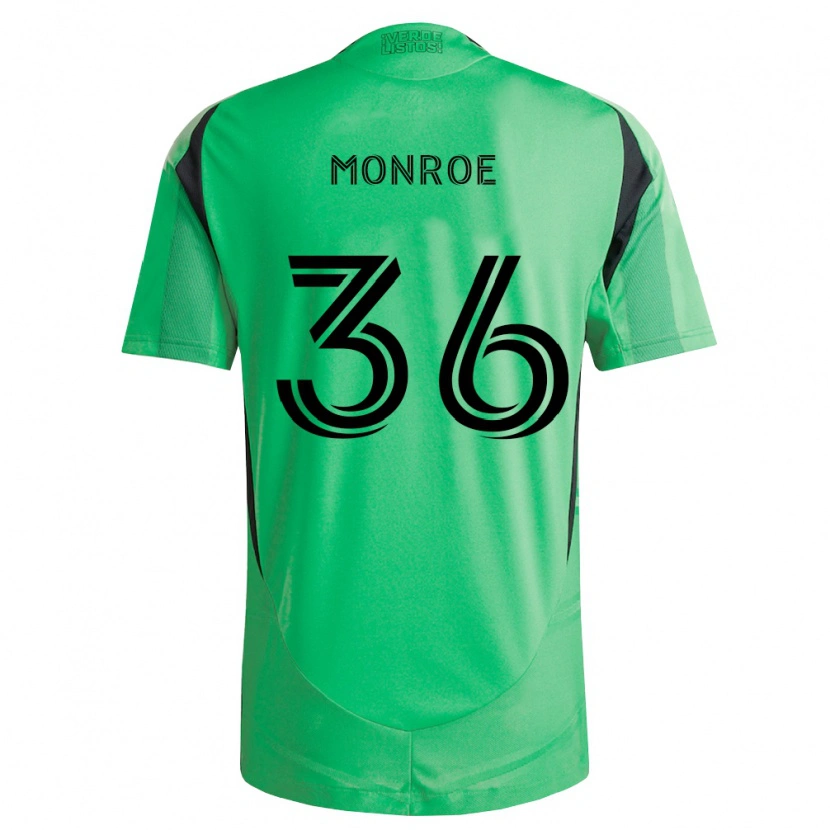 Danxen Heren Greg Monroe #36 Smaragdgroen Zwart Thuisshirt Thuistenue 2026/27 T-Shirt België