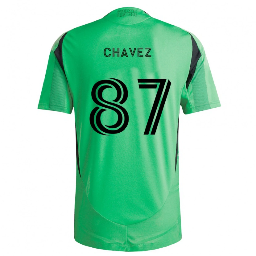Danxen Heren Alfonso Ocampo-Chávez #87 Smaragdgroen Zwart Thuisshirt Thuistenue 2026/27 T-Shirt België