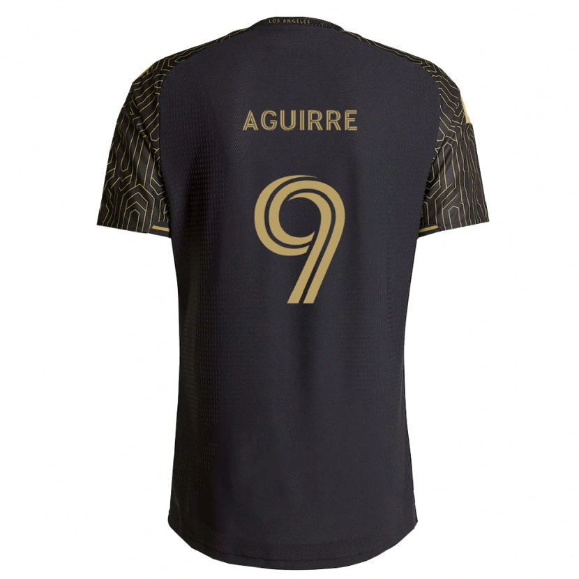 Danxen Heren Dustin Aguirre #9 Bruin Zwart Thuisshirt Thuistenue 2026/27 T-Shirt België