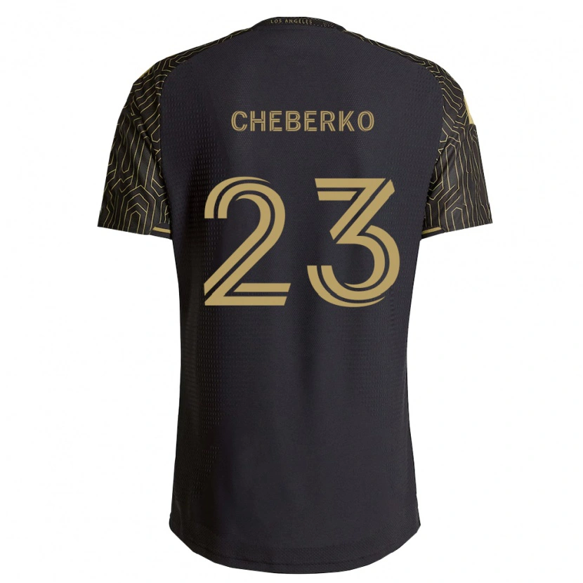 Danxen Heren Yevgen Cheberko #23 Bruin Zwart Thuisshirt Thuistenue 2026/27 T-Shirt België