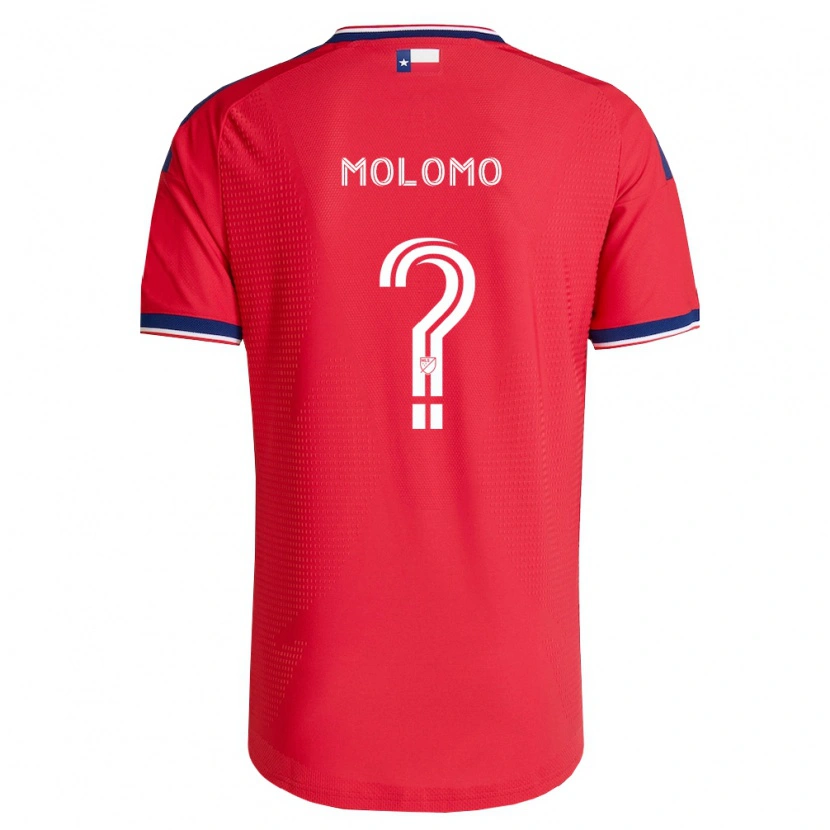 Danxen Heren Zach Molomo #0 Rood Blauw Wit Thuisshirt Thuistenue 2026/27 T-Shirt België