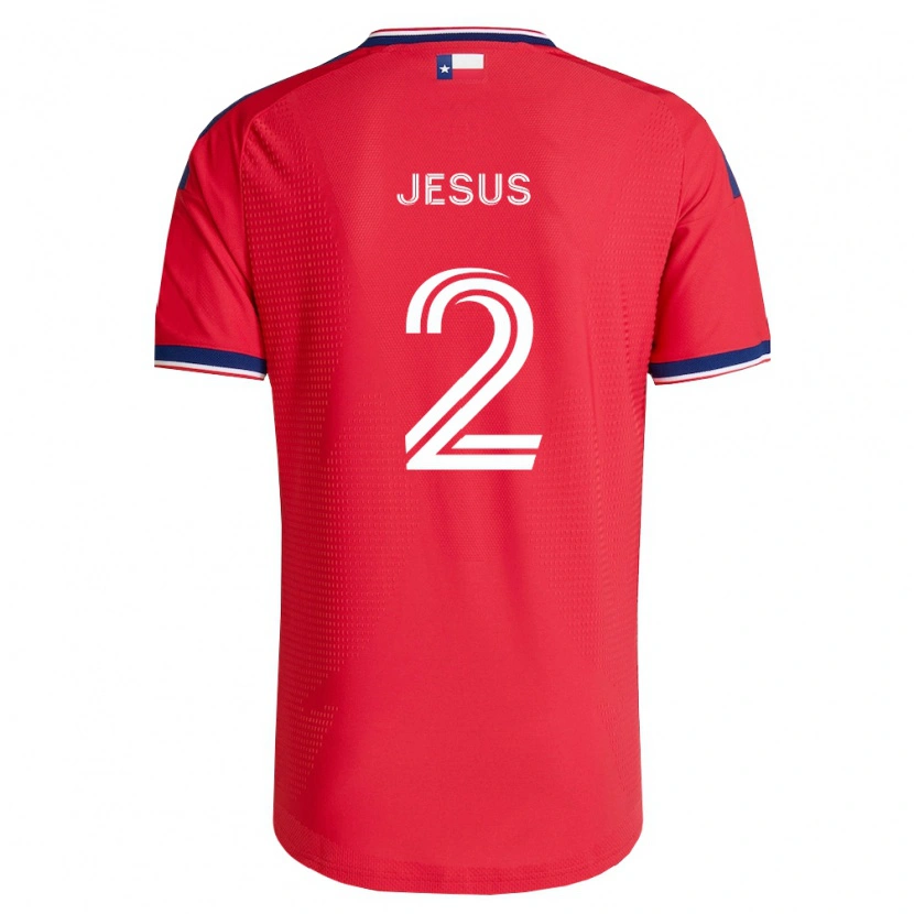 Danxen Heren Geovane Jesus #2 Rood Blauw Wit Thuisshirt Thuistenue 2026/27 T-Shirt België
