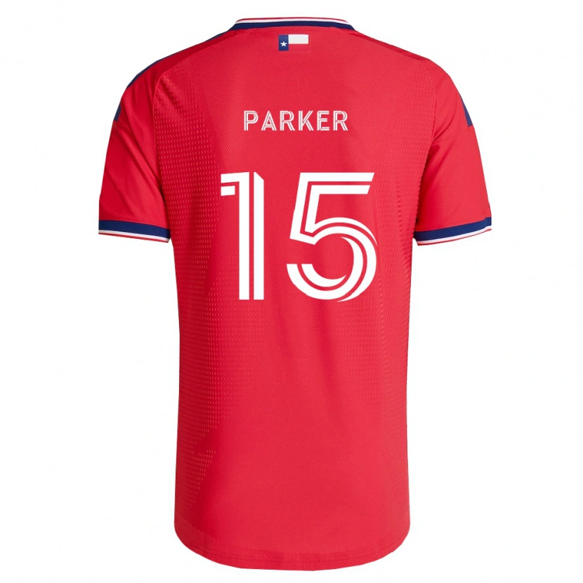 Danxen Heren Isaiah Parker #15 Rood Blauw Wit Thuisshirt Thuistenue 2026/27 T-Shirt België