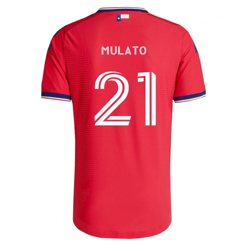 Danxen Heren José Mulato #21 Rood Blauw Wit Thuisshirt Thuistenue 2026/27 T-Shirt België