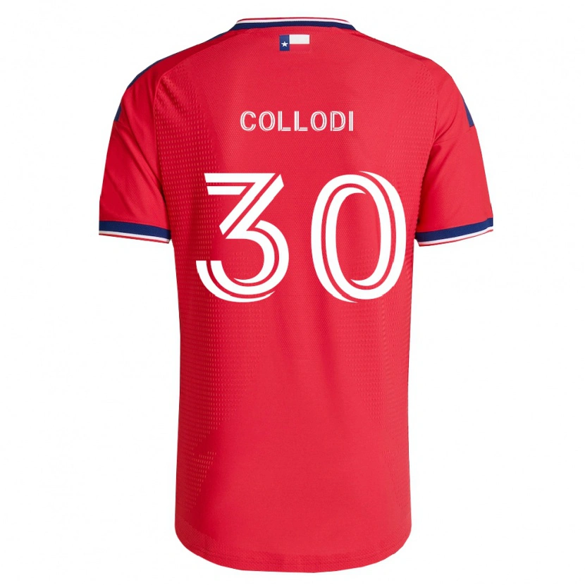 Danxen Heren Michael Collodi #30 Rood Blauw Wit Thuisshirt Thuistenue 2026/27 T-Shirt België