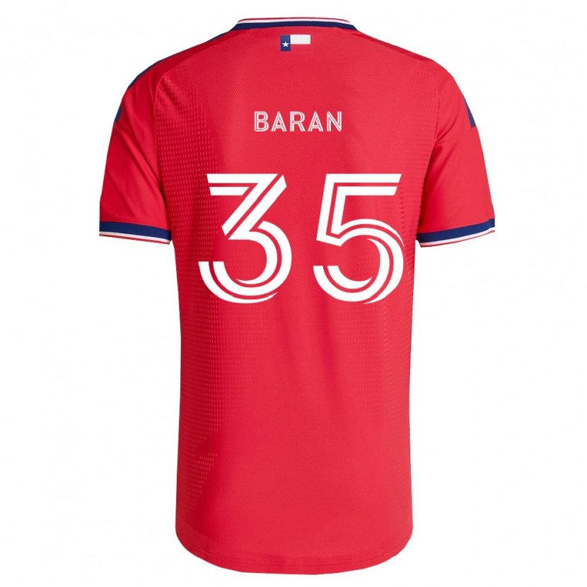 Danxen Heren Daniel Baran #35 Rood Blauw Wit Thuisshirt Thuistenue 2026/27 T-Shirt België