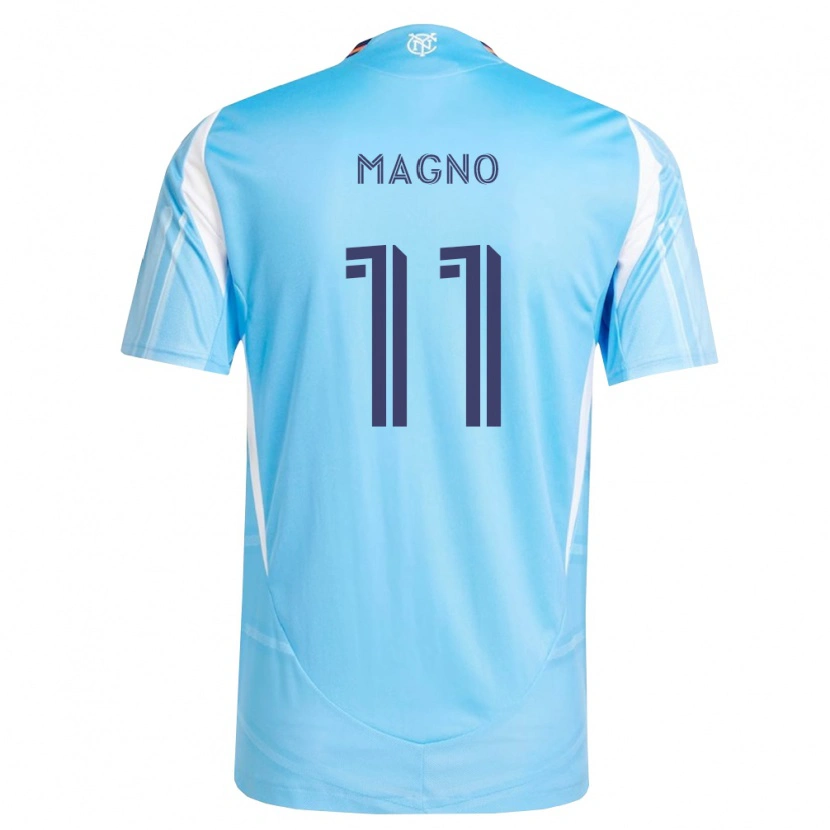 Danxen Heren Talles Magno #11 Hemelsblauw Wit Thuisshirt Thuistenue 2026/27 T-Shirt België