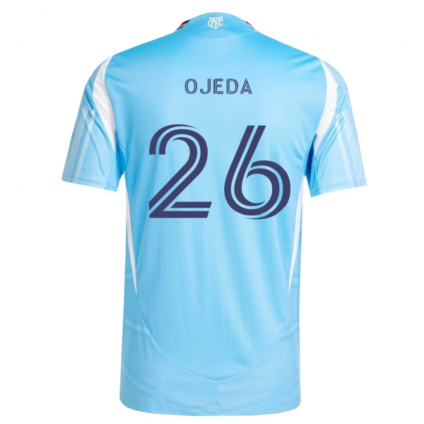 Danxen Heren Agustín Ojeda #26 Hemelsblauw Wit Thuisshirt Thuistenue 2026/27 T-Shirt België