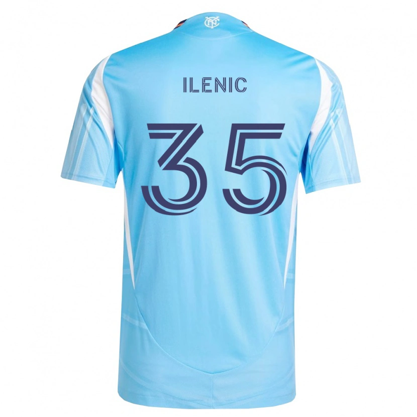 Danxen Heren Mitja Ilenic #35 Hemelsblauw Wit Thuisshirt Thuistenue 2026/27 T-Shirt België