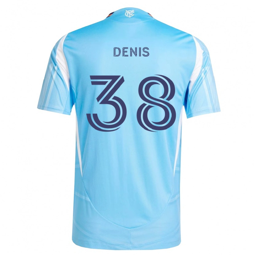 Danxen Heren John Denis #38 Hemelsblauw Wit Thuisshirt Thuistenue 2026/27 T-Shirt België