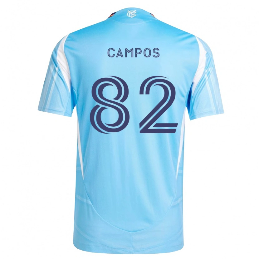 Danxen Heren Adonis Campos #82 Hemelsblauw Wit Thuisshirt Thuistenue 2026/27 T-Shirt België