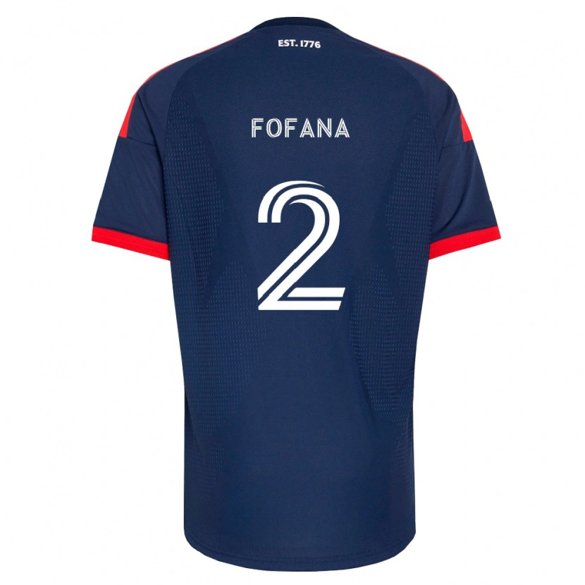 Danxen Heren Mamadou Fofana #2 Koninklijk Blauw Rood Wit Thuisshirt Thuistenue 2026/27 T-Shirt België