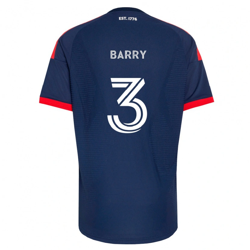 Danxen Heren Hesron Barry #3 Koninklijk Blauw Rood Wit Thuisshirt Thuistenue 2026/27 T-Shirt België