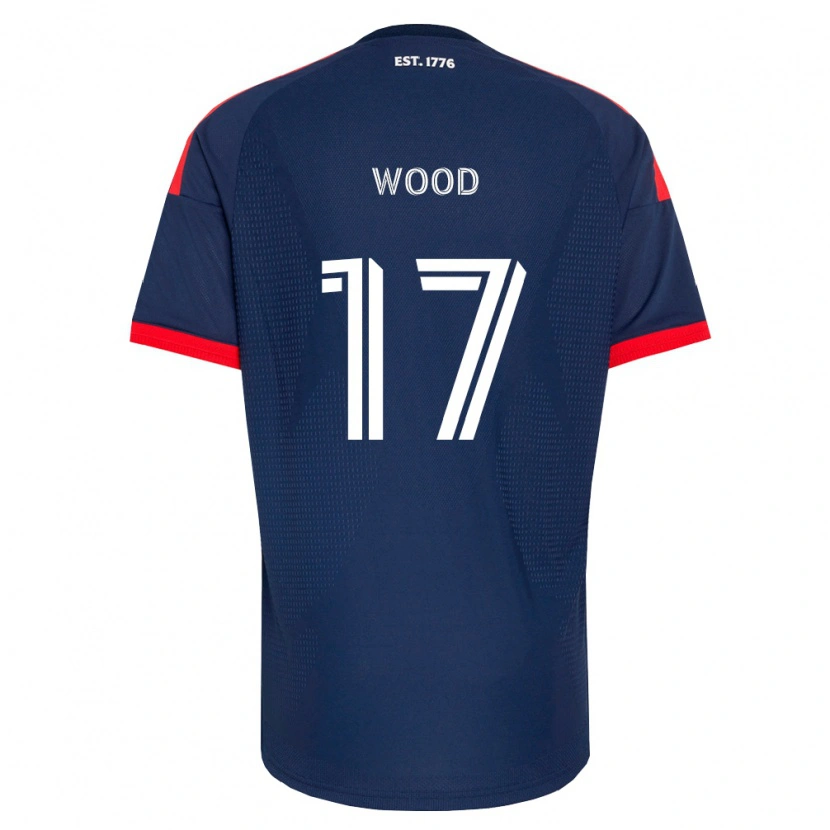 Danxen Heren Bobby Wood #17 Koninklijk Blauw Rood Wit Thuisshirt Thuistenue 2026/27 T-Shirt België