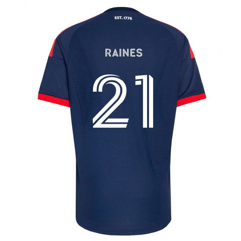 Danxen Heren Brooklyn Raines #21 Koninklijk Blauw Rood Wit Thuisshirt Thuistenue 2026/27 T-Shirt België