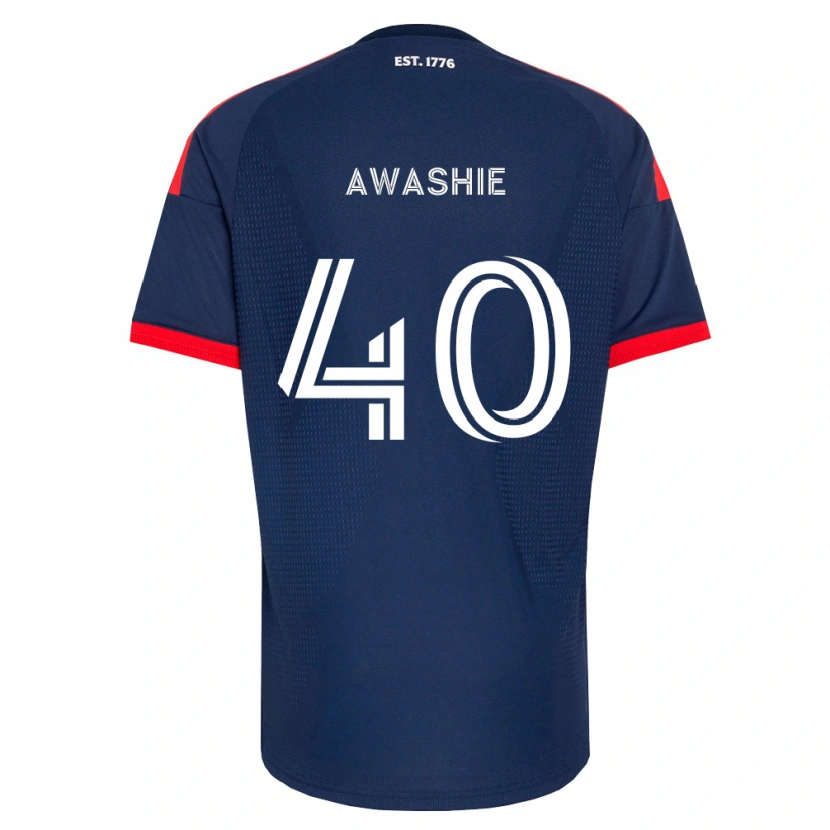 Danxen Heren Ben Awashie #40 Koninklijk Blauw Rood Wit Thuisshirt Thuistenue 2026/27 T-Shirt België