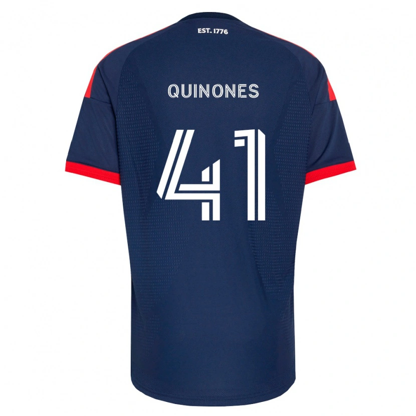 Danxen Heren Colby Quiñónes #41 Koninklijk Blauw Rood Wit Thuisshirt Thuistenue 2026/27 T-Shirt België