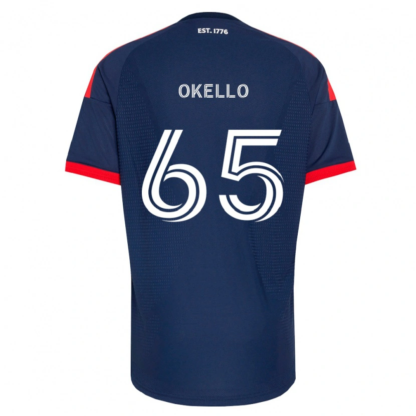 Danxen Heren Noble Okello #65 Koninklijk Blauw Rood Wit Thuisshirt Thuistenue 2026/27 T-Shirt België