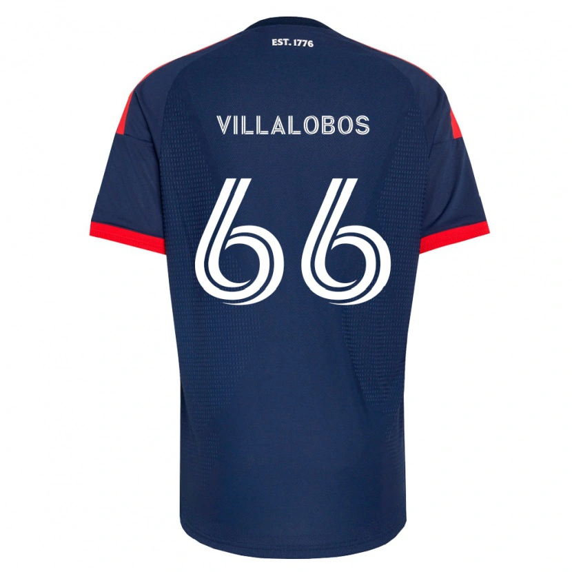 Danxen Heren Ivan Villalobos #66 Koninklijk Blauw Rood Wit Thuisshirt Thuistenue 2026/27 T-Shirt België