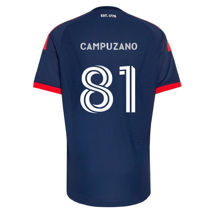 Danxen Heren Nico Campuzano #81 Koninklijk Blauw Rood Wit Thuisshirt Thuistenue 2026/27 T-Shirt België