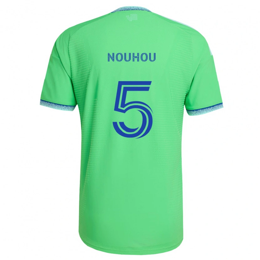 Danxen Heren Nouhou Tolo #5 Groen Lichtblauw Thuisshirt Thuistenue 2026/27 T-Shirt België