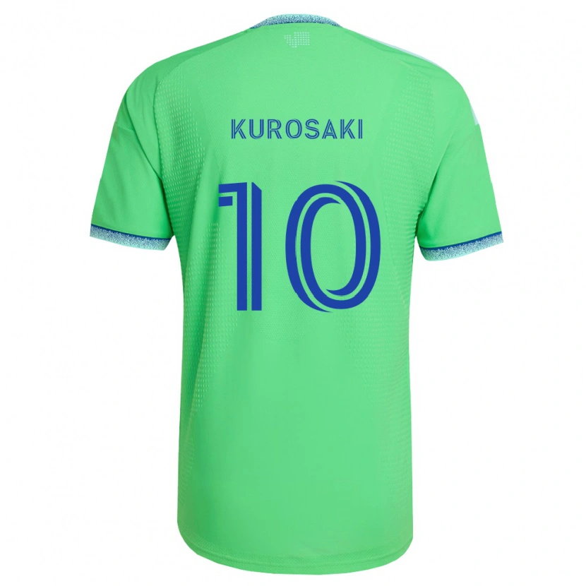 Danxen Heren Yuuka Kurosaki #10 Groen Lichtblauw Thuisshirt Thuistenue 2026/27 T-Shirt België