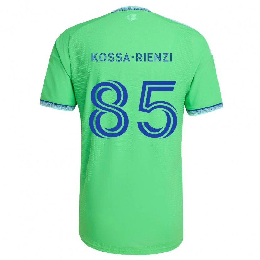 Danxen Heren Kalani Kossa-Rienzi #85 Groen Lichtblauw Thuisshirt Thuistenue 2026/27 T-Shirt België