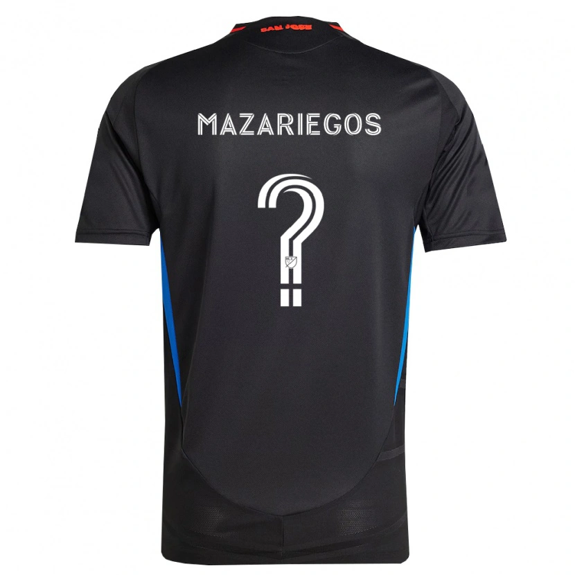Danxen Heren Wilson Mazariegos #0 Blauw Wit Zwart Thuisshirt Thuistenue 2026/27 T-Shirt België