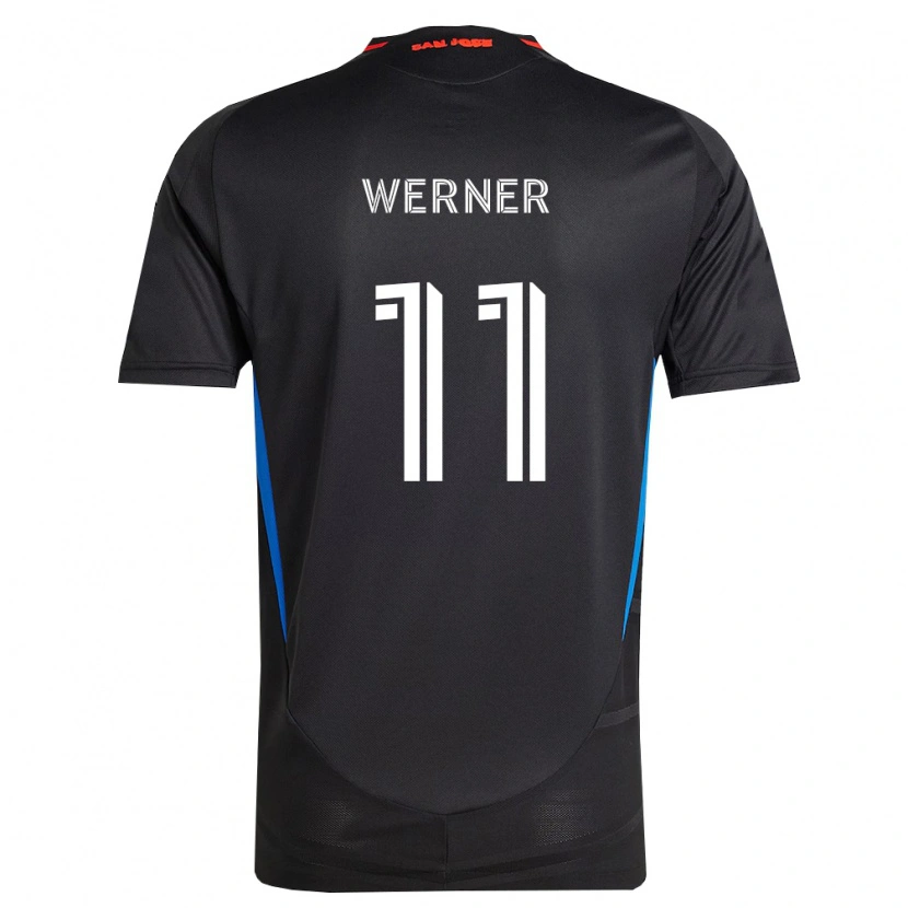 Danxen Heren Timo Werner #11 Blauw Wit Zwart Thuisshirt Thuistenue 2026/27 T-Shirt België