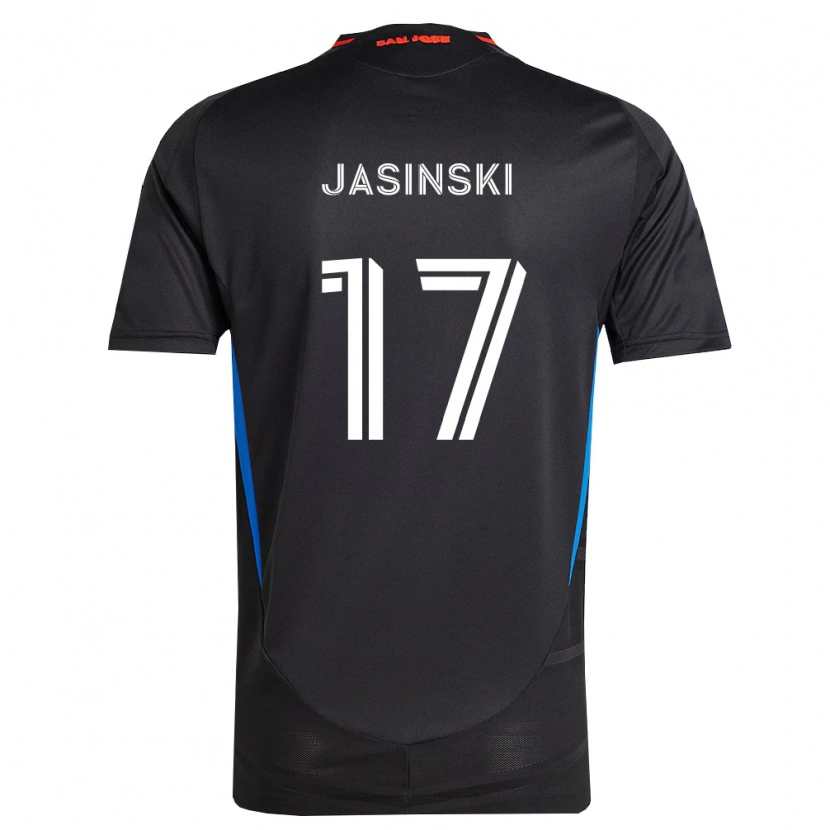 Danxen Heren Jack Jasinski #17 Blauw Wit Zwart Thuisshirt Thuistenue 2026/27 T-Shirt België