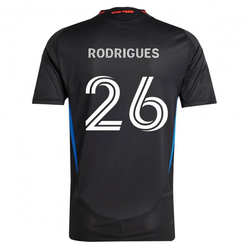 Danxen Heren Rodrigues #26 Blauw Wit Zwart Thuisshirt Thuistenue 2026/27 T-Shirt België