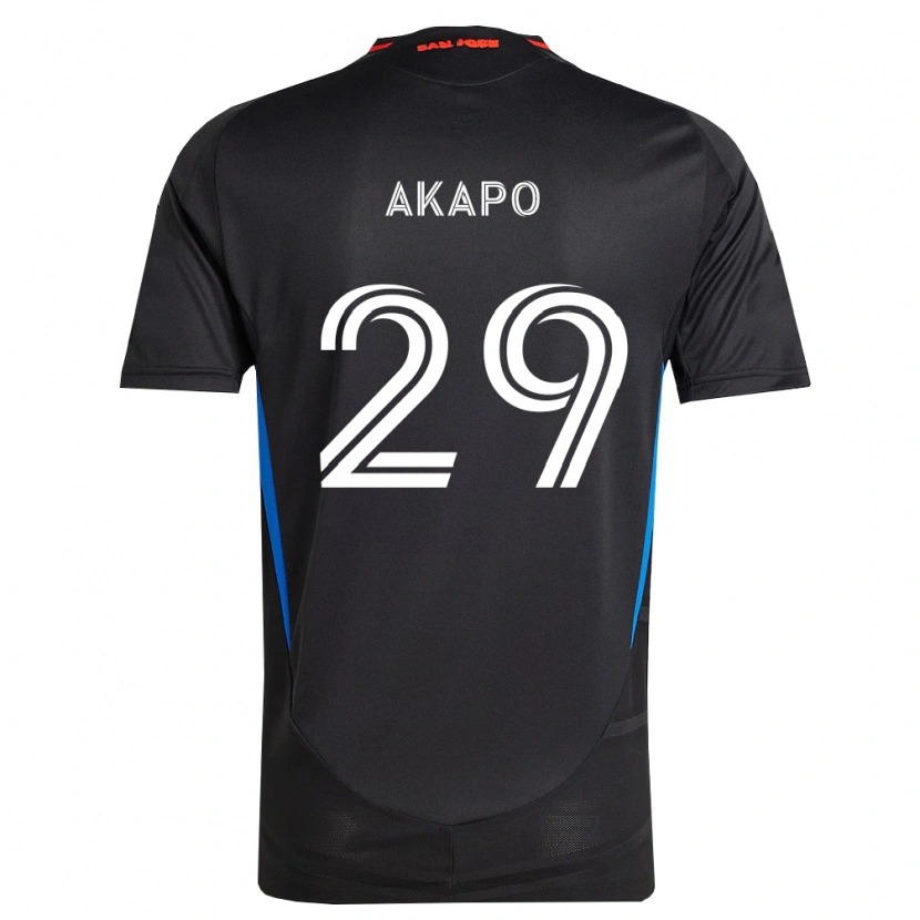 Danxen Heren Carlos Akapo #29 Blauw Wit Zwart Thuisshirt Thuistenue 2026/27 T-Shirt België