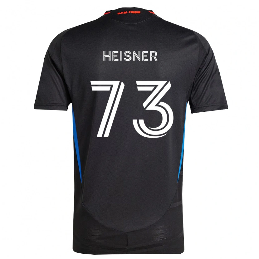 Danxen Heren Jacob Heisner #73 Blauw Wit Zwart Thuisshirt Thuistenue 2026/27 T-Shirt België