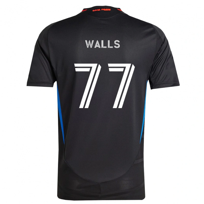 Danxen Heren Casey Walls #77 Blauw Wit Zwart Thuisshirt Thuistenue 2026/27 T-Shirt België