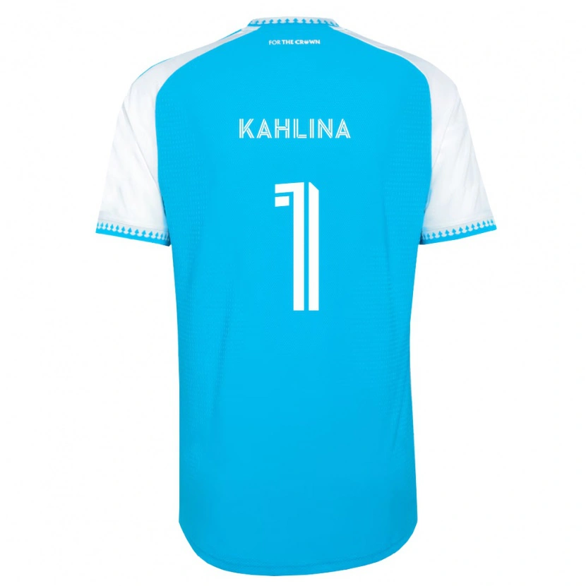 Danxen Heren Kristijan Kahlina #1 Hemelsblauw Wit Zwart Thuisshirt Thuistenue 2026/27 T-Shirt België