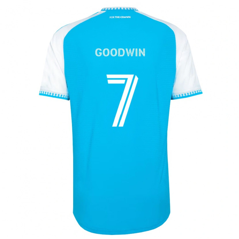 Danxen Heren Archie Goodwin #7 Hemelsblauw Wit Zwart Thuisshirt Thuistenue 2026/27 T-Shirt België