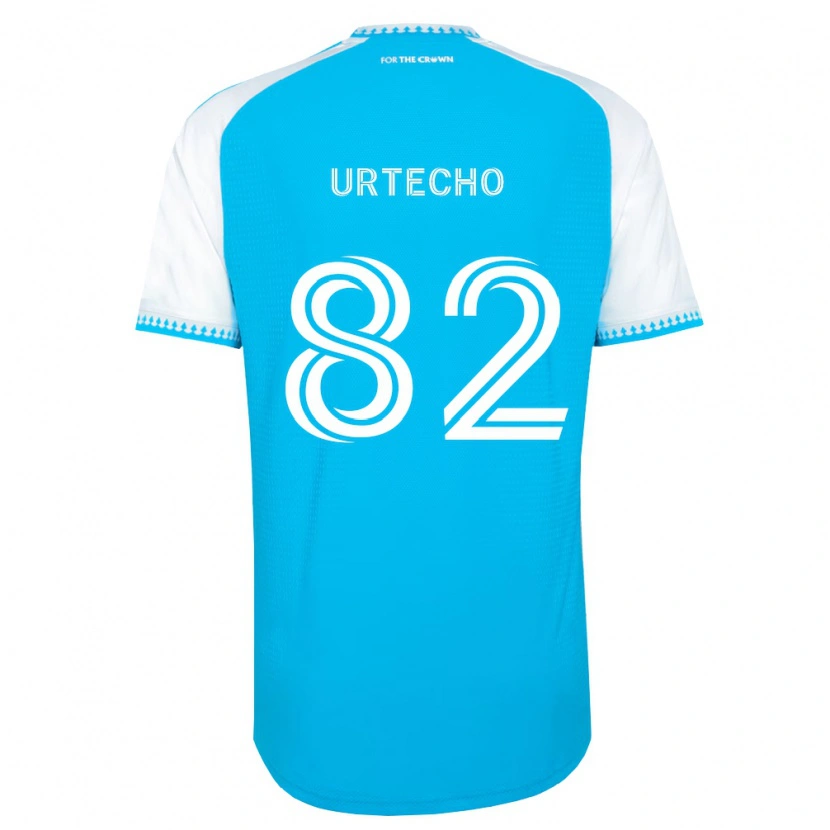 Danxen Heren Brendan Urtecho #82 Hemelsblauw Wit Zwart Thuisshirt Thuistenue 2026/27 T-Shirt België
