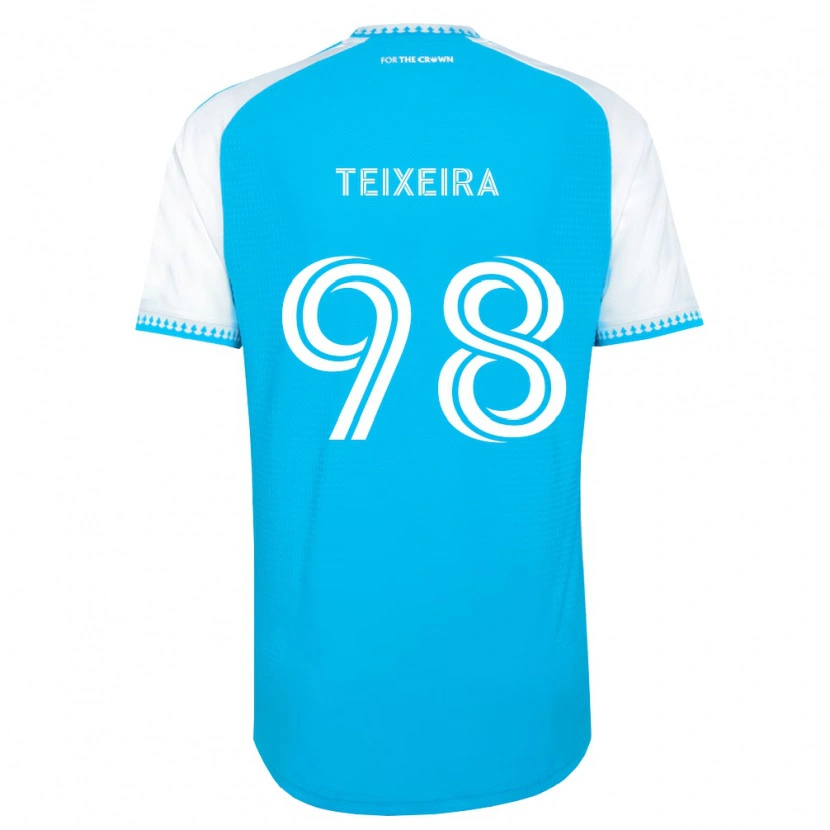 Danxen Heren Nickolas Teixeira #98 Hemelsblauw Wit Zwart Thuisshirt Thuistenue 2026/27 T-Shirt België