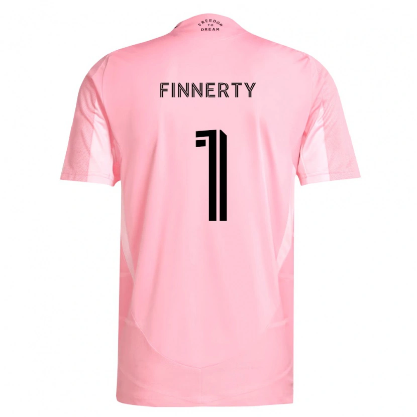 Danxen Heren Owen Finnerty #1 Roze Zwart Thuisshirt Thuistenue 2026/27 T-Shirt België